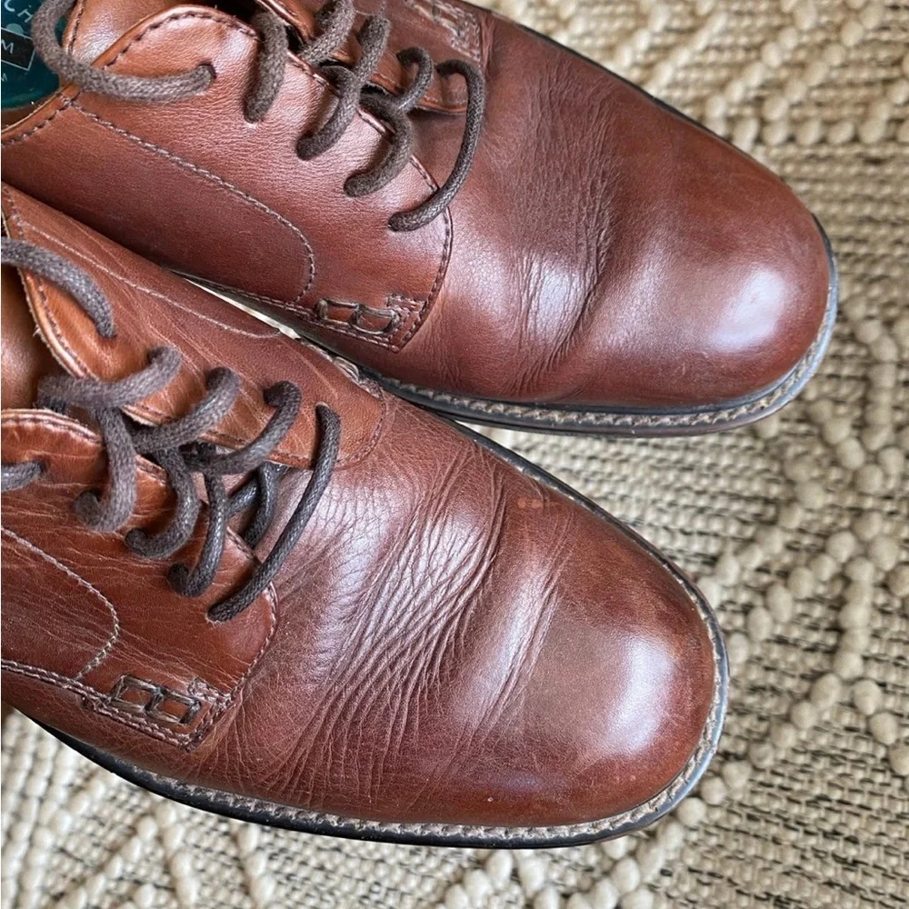 Florsheim‎ Mens Brown Leather Dress Shoes Size 9.5M